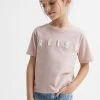 Reiss Bobbi Motif Crew Neck T-Shirt -Angel & Rocket Shop 129 951s