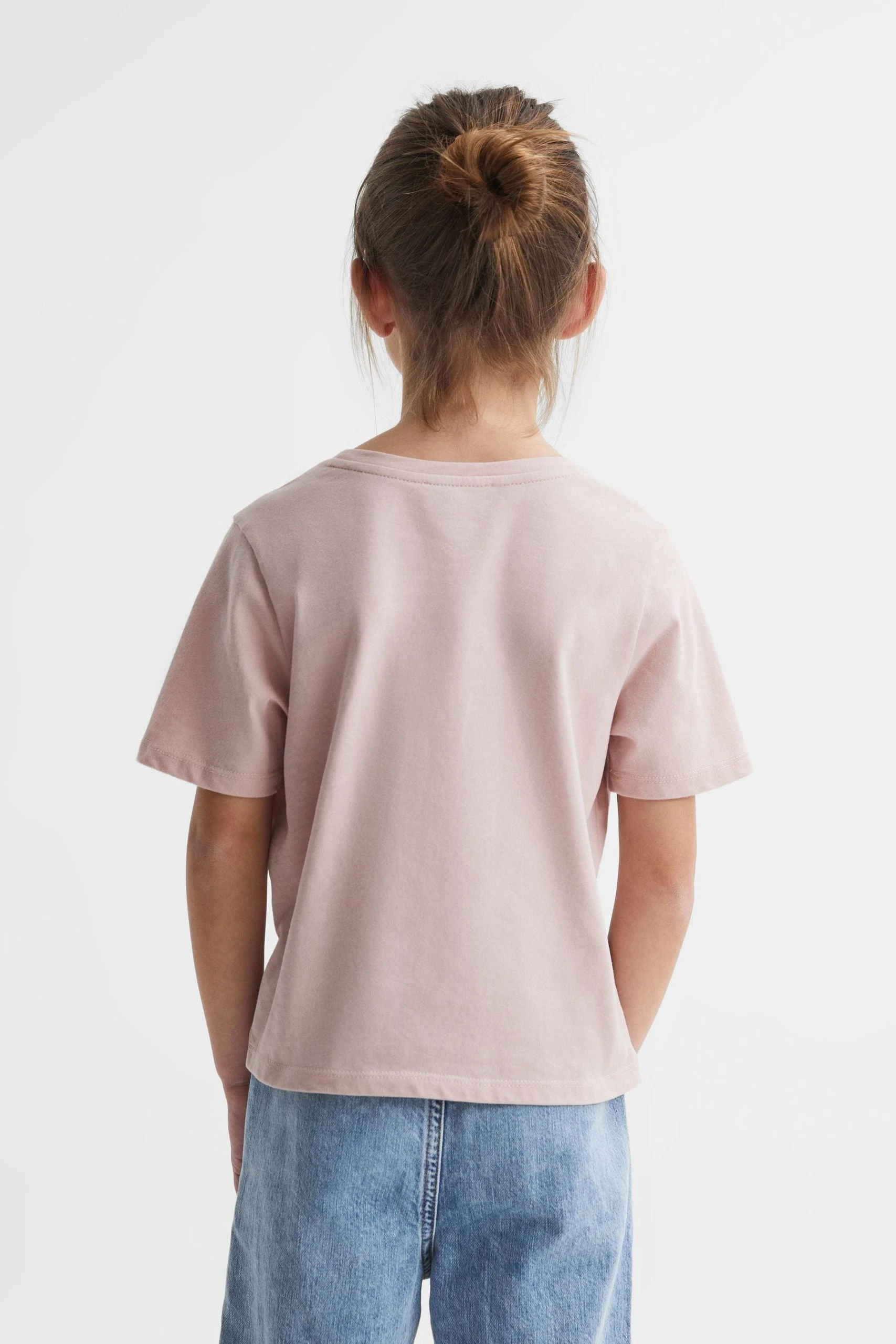 Reiss Bobbi Motif Crew Neck T-Shirt 7 Reiss Bobbi Motif Crew Neck T-Shirt - Image 5