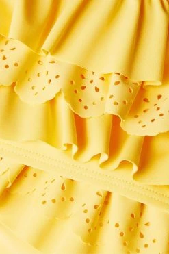 Monsoon Yellow Laser Cut Bikini Set -Angel & Rocket Shop 154563s3