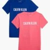 Calvin Klein Girls Pink Intense Power T-Shirt 2-Pack -Angel & Rocket Shop 176753s