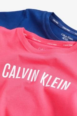 Calvin Klein Girls Pink Intense Power T-Shirt 2-Pack -Angel & Rocket Shop 176753s6