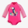 Jojo Maman Bebe JoJo Maman Bébé Girls Toucan Long Sleeved Swimsuit 2 Jojo Maman Bebe JoJo Maman Bébé Girls Toucan Long Sleeved Swimsuit -Angel & Rocket Shop 178508s