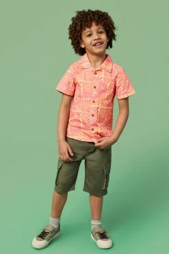 White Stuff Red Sunny Flower Printed Shirt