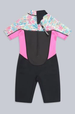 Animal Kids Pink Waves Printed Shorty Wetsuit 15 Animal Kids Pink Waves Printed Shorty Wetsuit -Angel & Rocket Shop 187157s6