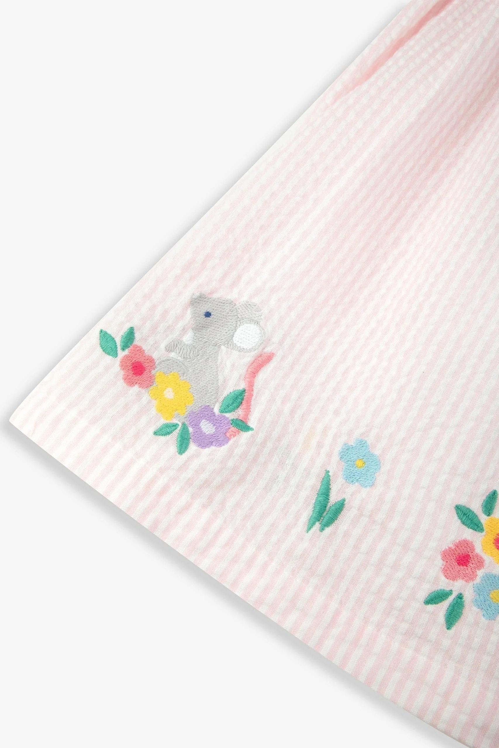 Jojo Maman Bebe JoJo Maman Bébé Mouse Embroidered Smocked Dress 6 Jojo Maman Bebe JoJo Maman Bébé Mouse Embroidered Smocked Dress - Image 4