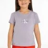Calvin Klein Jeans Girls Monogram T-Shirt -Angel & Rocket Shop 192939s