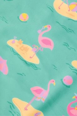 Angels By Accessorize Green Flamingo Print Swimsuit -Angel & Rocket Shop 271259s3