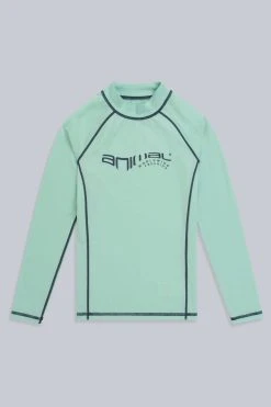 Animal Kids Green Carly Recycled Rash Vest