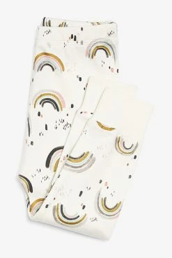 Next Monochrome 3 Pack Rainbow Pyjamas (12mths-6yrs) -Angel & Rocket Shop 281562s5