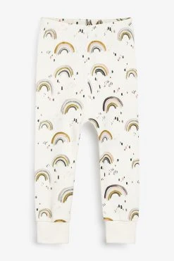 Next Monochrome 3 Pack Rainbow Pyjamas (12mths-6yrs) -Angel & Rocket Shop 281562s8