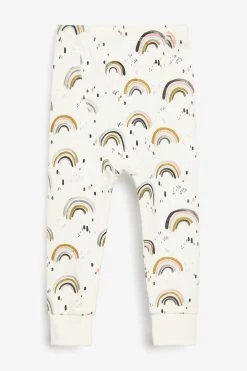 Next Monochrome 3 Pack Rainbow Pyjamas (12mths-6yrs) -Angel & Rocket Shop 281562s9