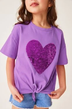 Next Short Sleeve Sequin T-Shirt (3-16yrs)