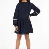 Tommy Hilfiger Girl Blue Global Stripe Dress -Angel & Rocket Shop 360205s
