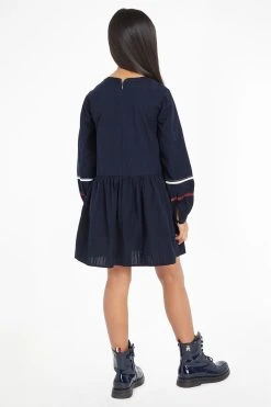 Tommy Hilfiger Girl Blue Global Stripe Dress -Angel & Rocket Shop 360205s2