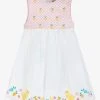 Jojo Maman Bebe JoJo Maman Bébé Duck Appliqué Smocked Baby Dress With Knickers