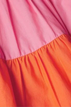 Monsoon Pink Colourblock Halter Neck Dress -Angel & Rocket Shop 409075s3