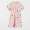 Polarn O. Pyret Pink Organic Cotton Strawberry Print Dress -Angel & Rocket Shop 417072s