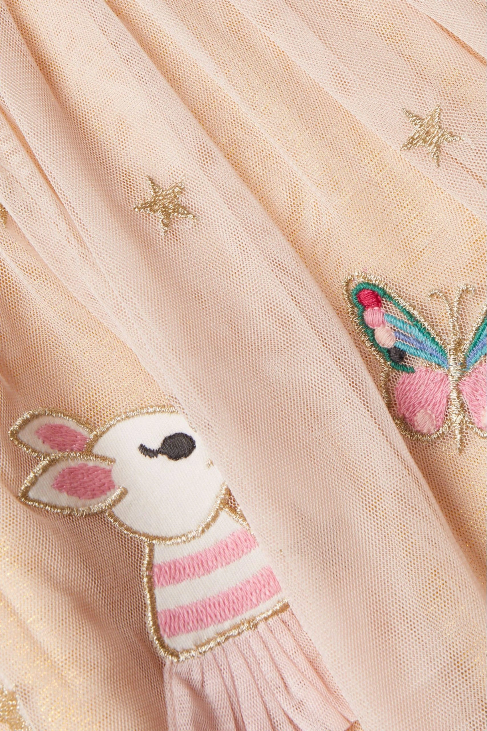 Monsoon Baby Natural Disco Bunny Dress 5 Monsoon Baby Natural Disco Bunny Dress - Image 3