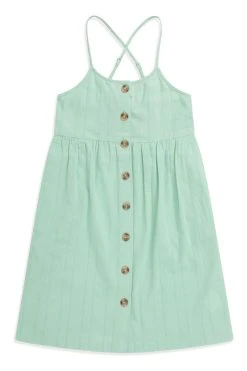 Animal Kids Green Harper Organic Dress