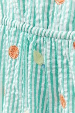 Crew Clothing Company Green Cotton A-Line Dress -Angel & Rocket Shop 481354s3