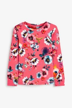Next Multicolour 3 Pack Supersoft Floral Cotton Pyjamas (9mths-16yrs) -Angel & Rocket Shop 493122s4