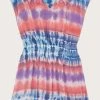 Monsoon Blue Tie Dye Kaftan Dress -Angel & Rocket Shop 521169s