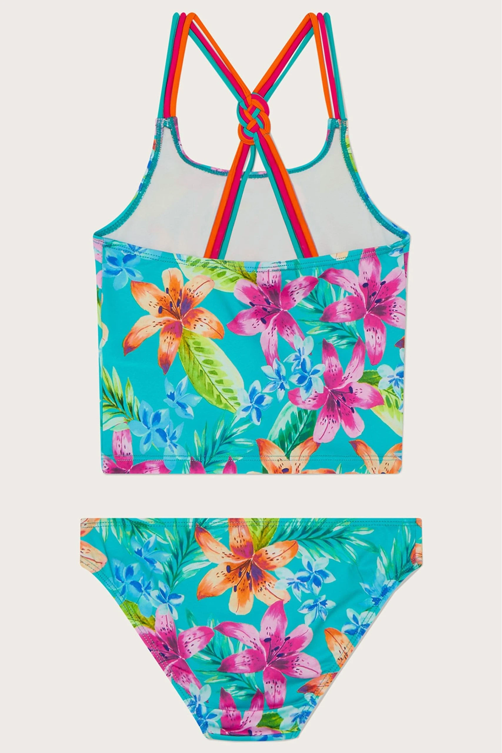 Monsoon Green Tropical Tankini Set 4 Monsoon Green Tropical Tankini Set - Image 2