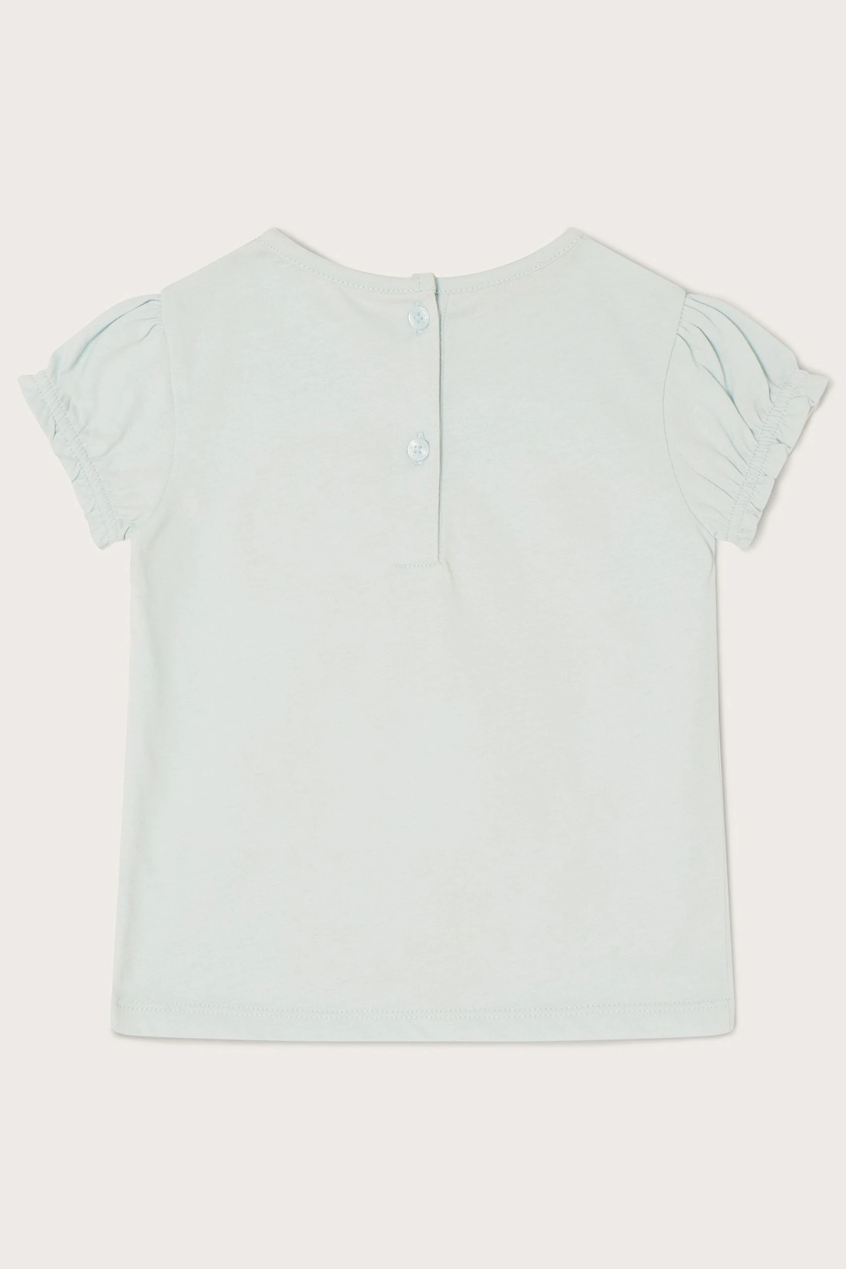 Monsoon Blue Baby House Print Embroidered T-Shirt 4 Monsoon Blue Baby House Print Embroidered T-Shirt - Image 2