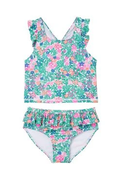 Joules Laurielle Green Ditsy Tankini