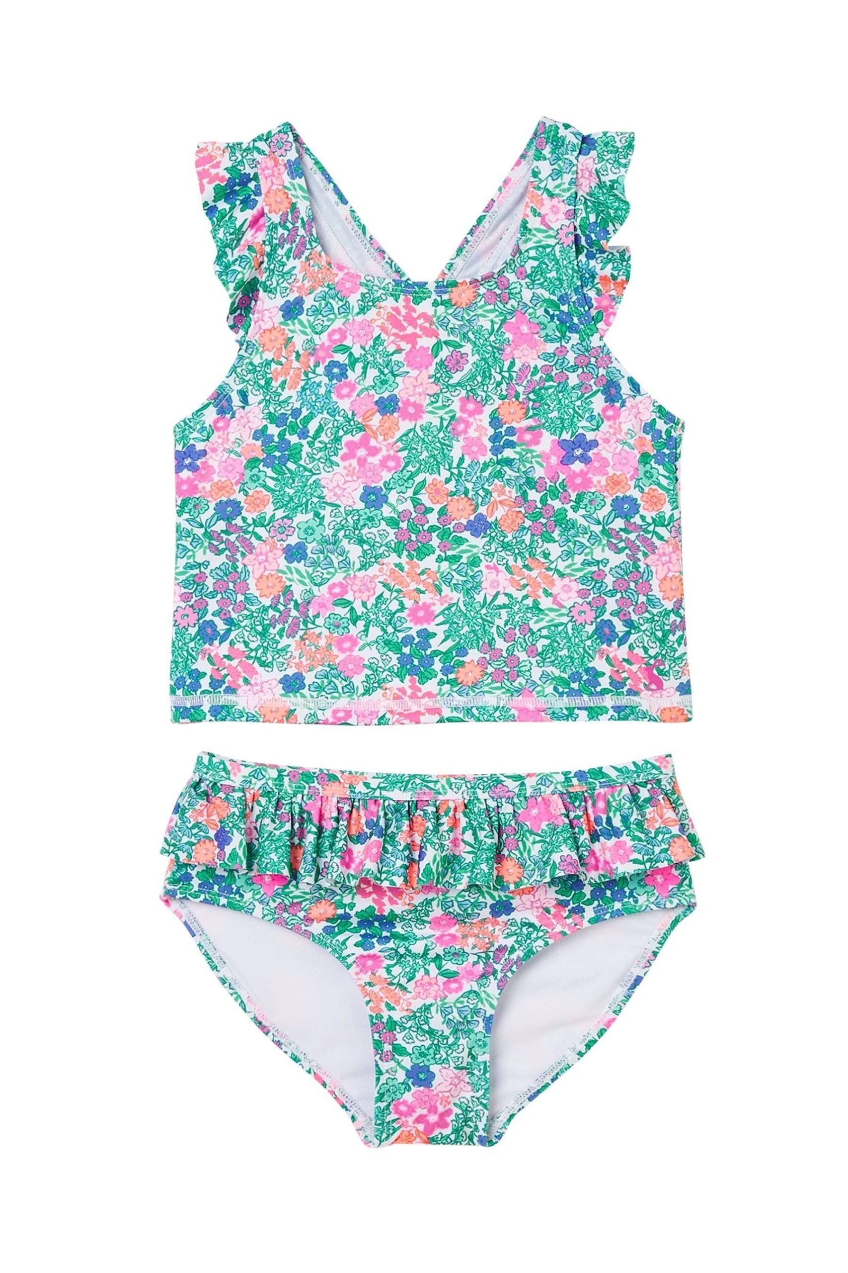 Joules Laurielle Green Ditsy Tankini 3 Joules Laurielle Green Ditsy Tankini