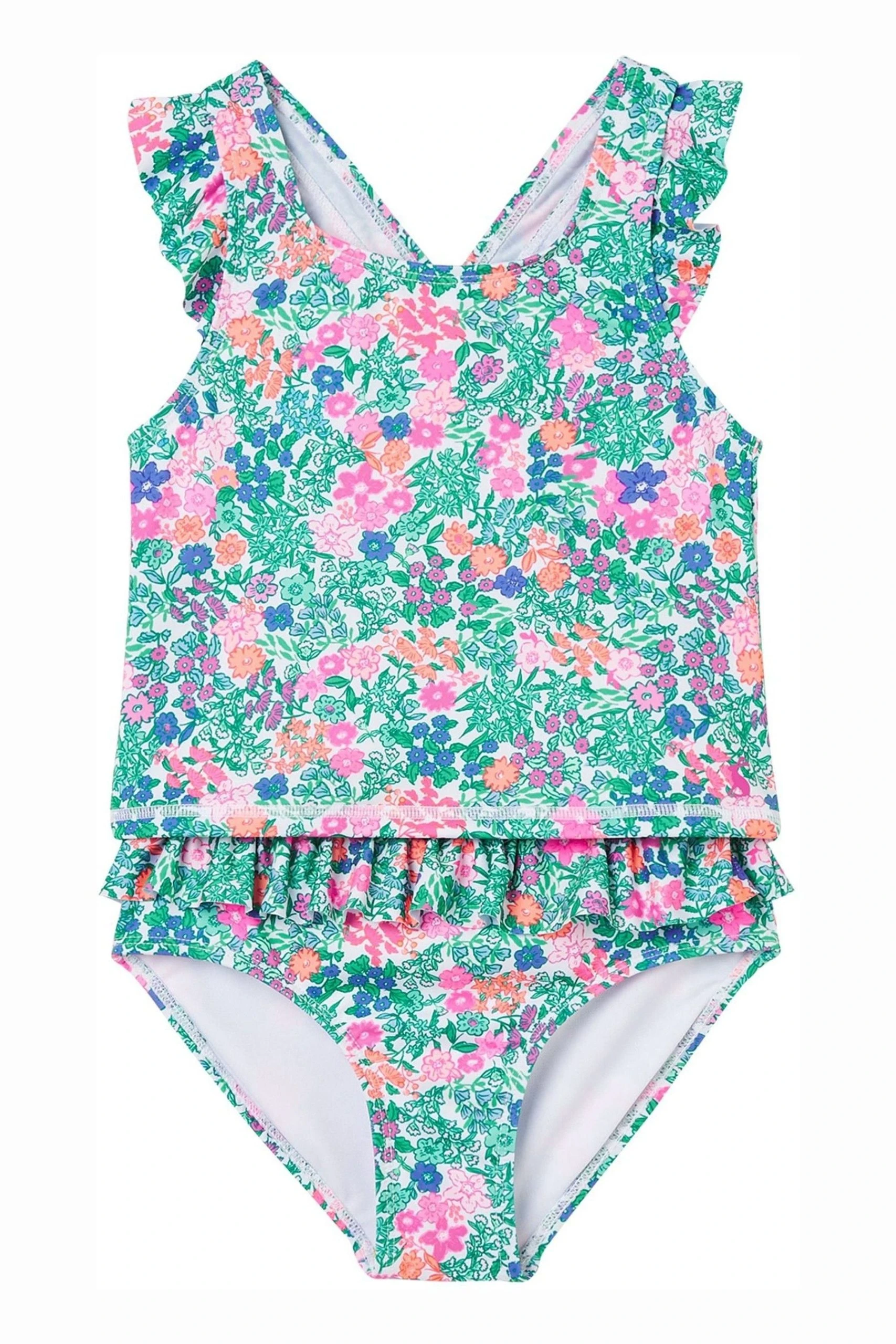 Joules Laurielle Green Ditsy Tankini 5 Joules Laurielle Green Ditsy Tankini - Image 3