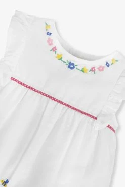 Jojo Maman Bebe JoJo Maman Bébé Bee & Strawberry Floral Embroidered Tunic -Angel & Rocket Shop 596886s2