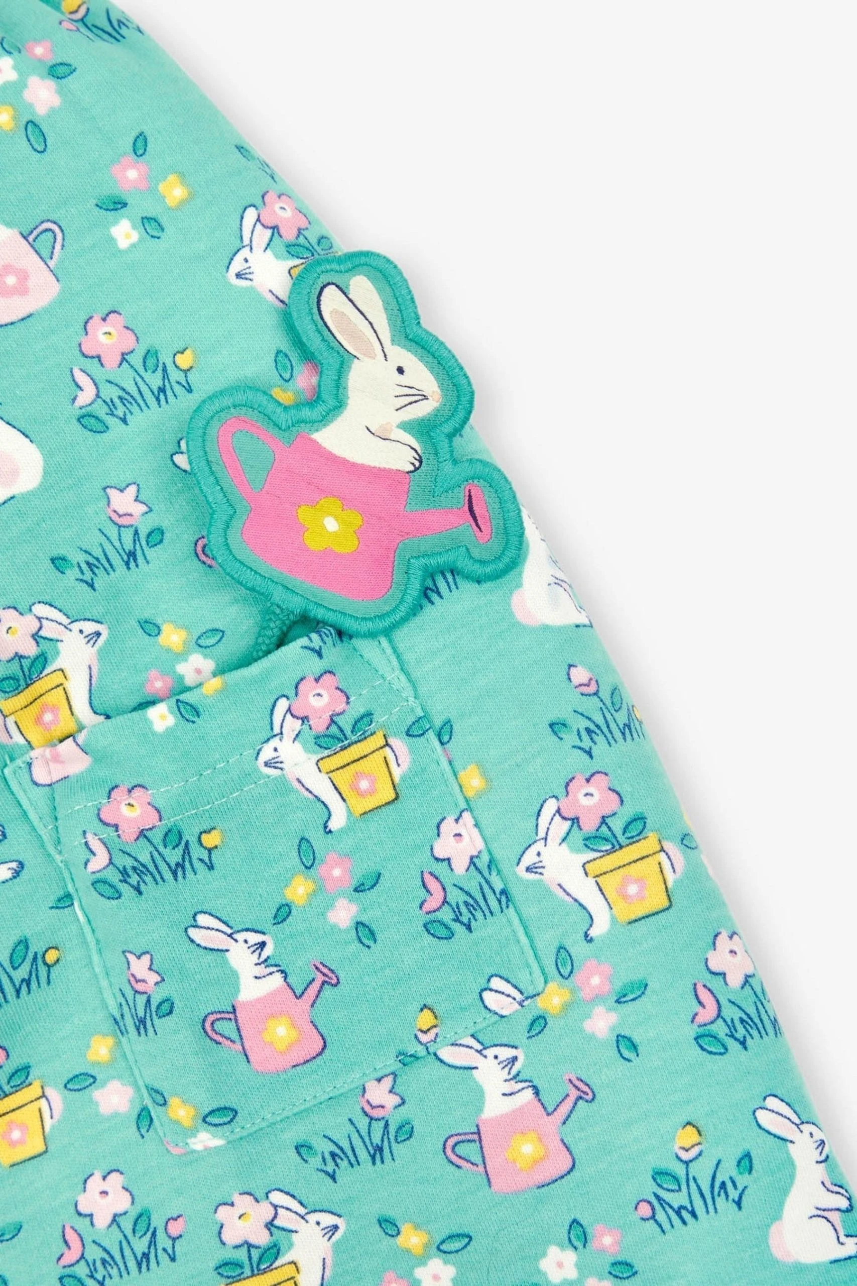 Jojo Maman Bebe JoJo Maman Bébé Bunny Print With Pet In Pocket Peter Pan Dress 6 Jojo Maman Bebe JoJo Maman Bébé Bunny Print With Pet In Pocket Peter Pan Dress - Image 4