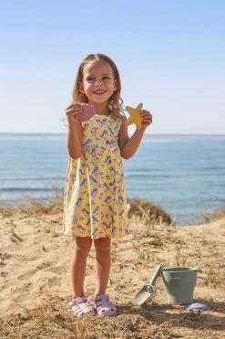 Jojo Maman Bebe JoJo Maman Bébé Puffin Print Button Through Dress -Angel & Rocket Shop 621863s3