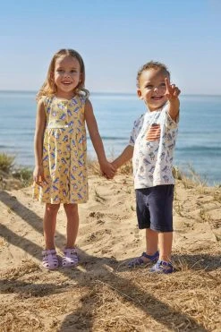 Jojo Maman Bebe JoJo Maman Bébé Puffin Print Button Through Dress -Angel & Rocket Shop 621863s5