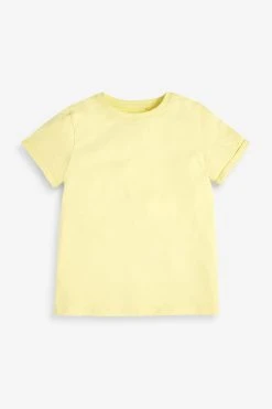 Next Multi 7 Pack Pastel Plain T-Shirts (3-16yrs) -Angel & Rocket Shop 670 540s2
