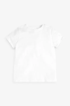 Next Multi 7 Pack Pastel Plain T-Shirts (3-16yrs) -Angel & Rocket Shop 670 540s4