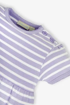 Jojo Maman Bebe JoJo Maman Bébé Stripe Tractor Appliqué Dress 6 Jojo Maman Bebe JoJo Maman Bébé Stripe Tractor Appliqué Dress -Angel & Rocket Shop 712782s2