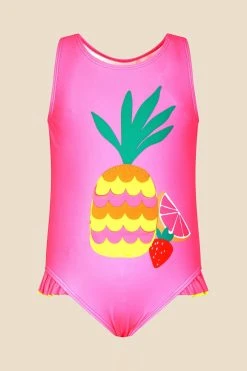 Angels By Accessorize Pink Pineapple Swimsuit
