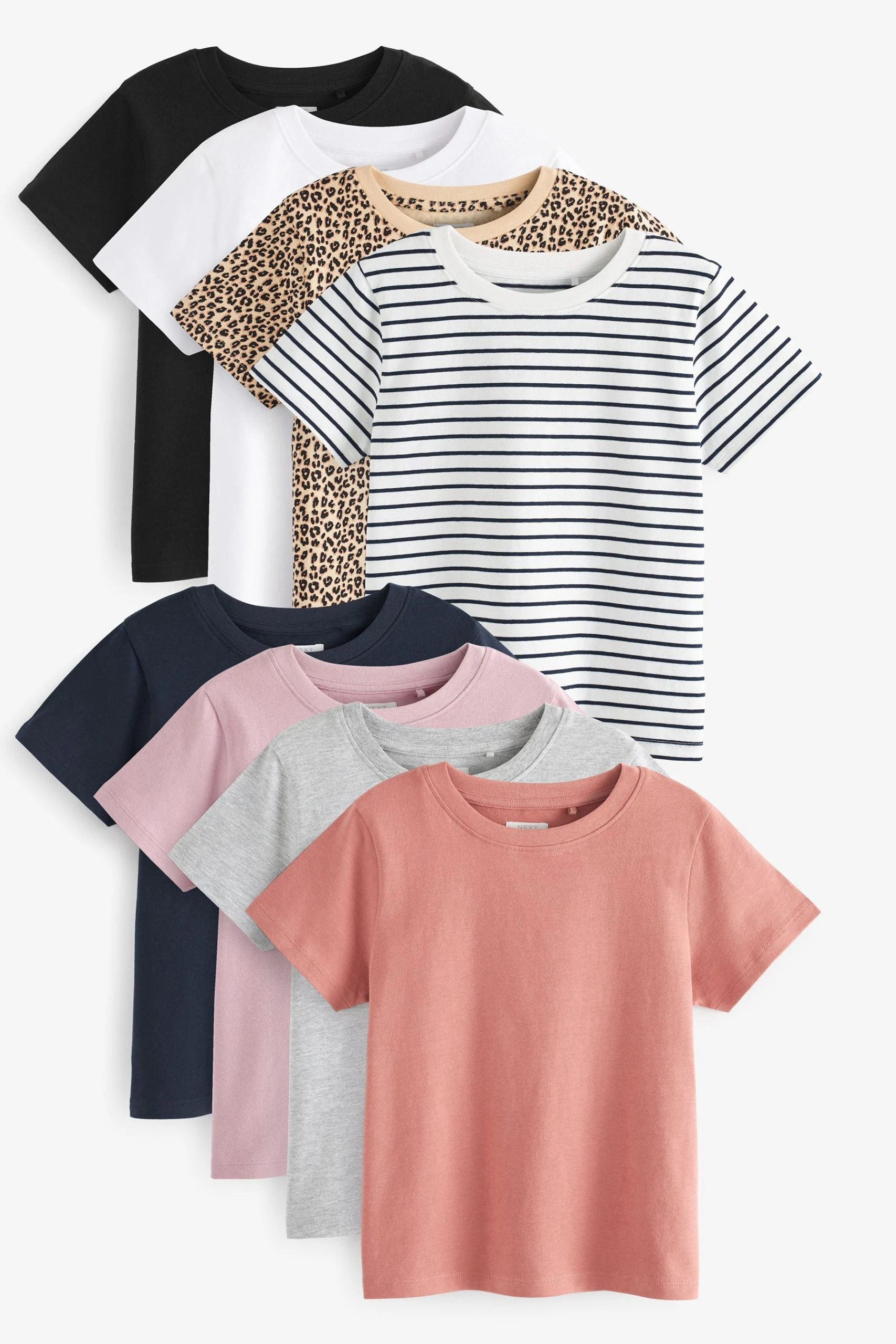 Next Multi 8 Pack T-Shirts (3-16yrs) 4 Next Multi 8 Pack T-Shirts (3-16yrs) - Image 2