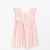 River Island Orange Stripe Ruffle Dress -Angel & Rocket Shop 758717s