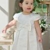 Mamas & Papas White Bow Dress 2 Mamas & Papas White Bow Dress -Angel & Rocket Shop 767738s