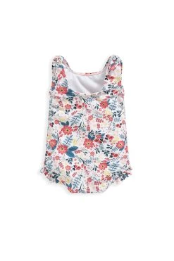 Mamas & Papas Pink Floral Print Swimsuit -Angel & Rocket Shop 805224s3