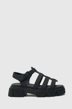 Schuh Black Tiger Chunky Gladiator Sandals