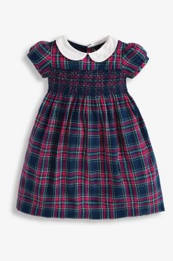 Jojo Maman Bebe JoJo Maman Bébé Smocked Tartan Party Dress -Angel & Rocket Shop 85T694s2