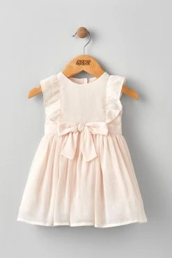 Mamas & Papas Pink Crinkle Dress -Angel & Rocket Shop 866523s3