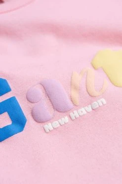 GANT Pink Jersey Logo Tunic Dress -Angel & Rocket Shop 869197s3