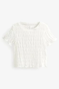 Next Textured T-Shirt (3-16yrs) -Angel & Rocket Shop 877859s3