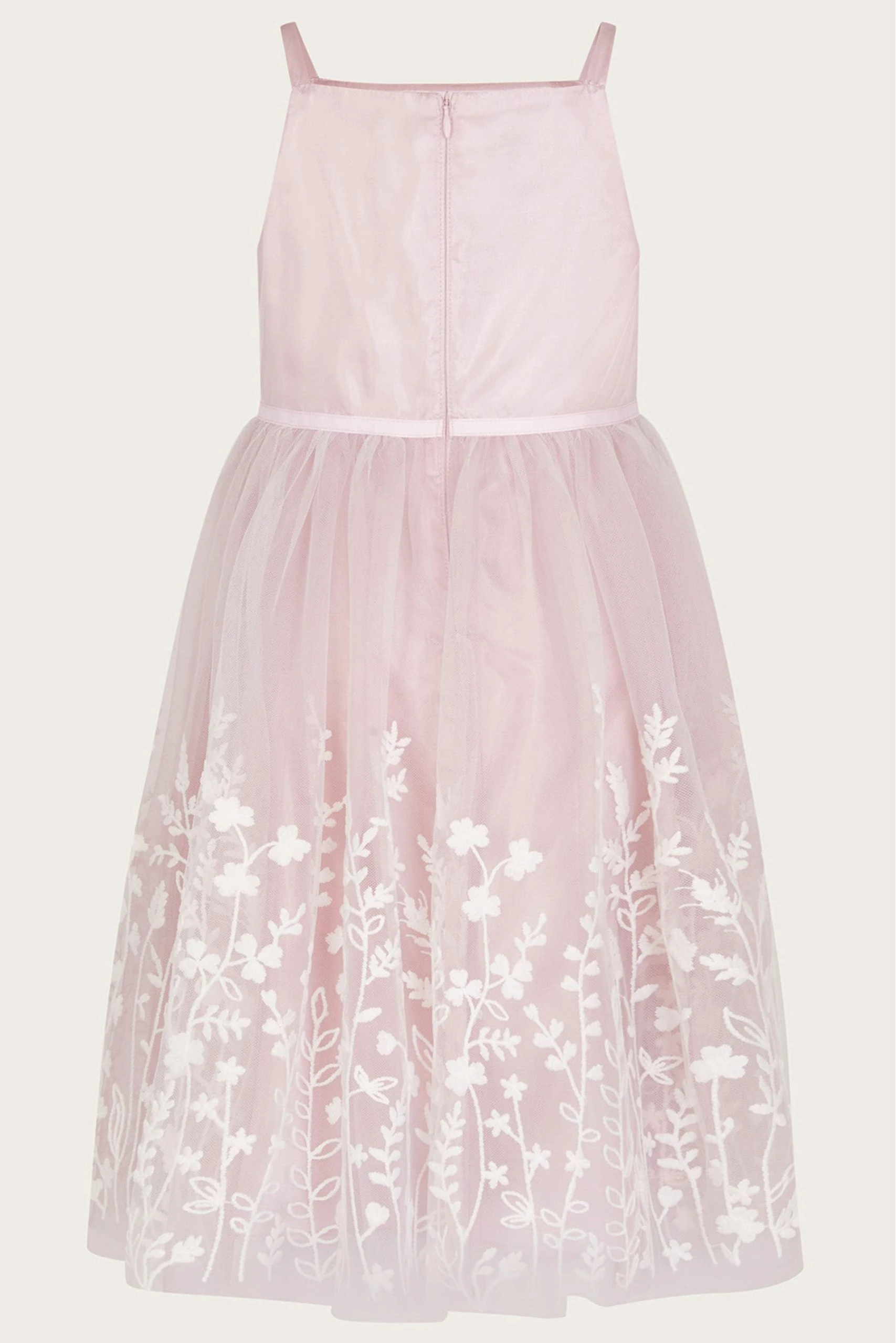 Monsoon Pink Meadow Border Tulle Dress 4 Monsoon Pink Meadow Border Tulle Dress - Image 2
