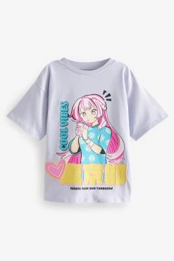 Next Anime Printed Graphic T-Shirt (3-16yrs)